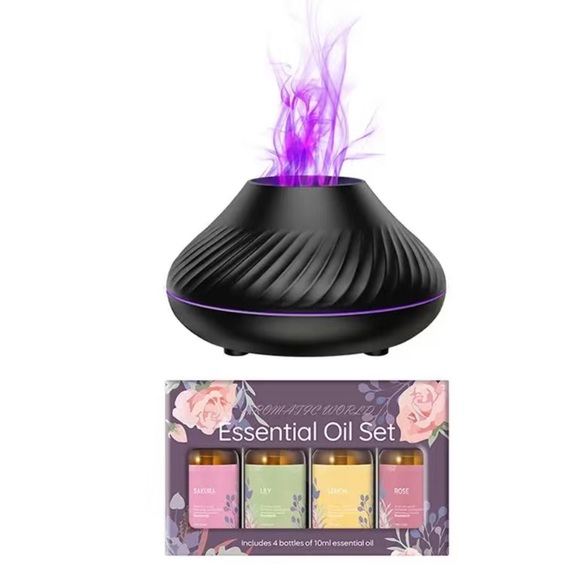 Volcanic Diffuser 130ml USB Portable Air Humidifier + 4 essential oils - Picture 3 of 7